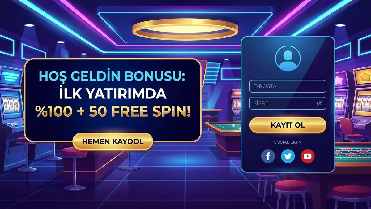 Bonusla kayıt ol